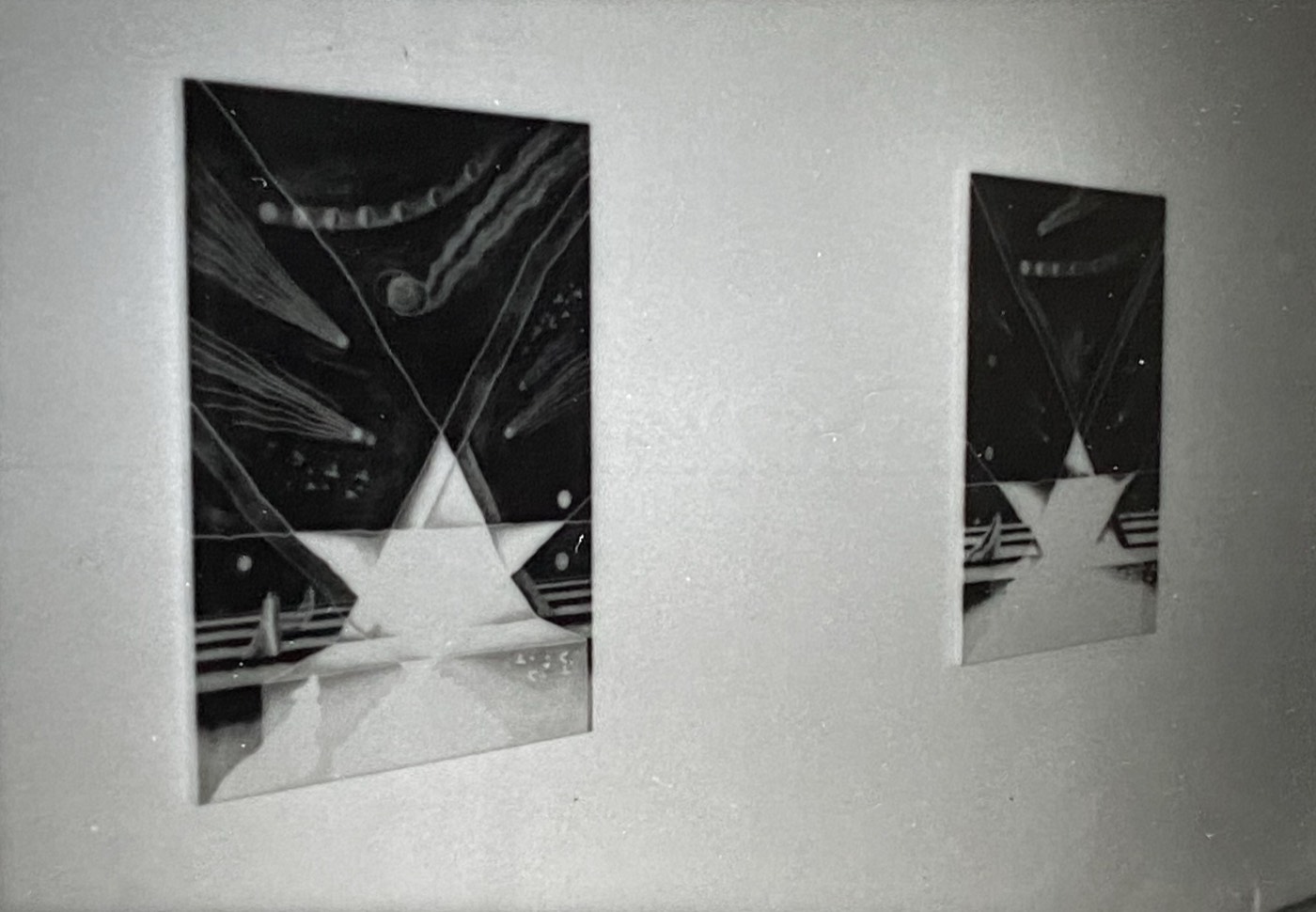 The exhibition at the Keith Green Gallery, New York, 1988